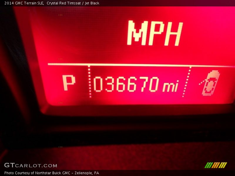 Crystal Red Tintcoat / Jet Black 2014 GMC Terrain SLE