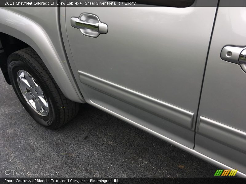 Sheer Silver Metallic / Ebony 2011 Chevrolet Colorado LT Crew Cab 4x4