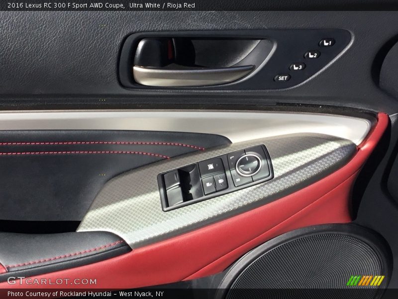 Ultra White / Rioja Red 2016 Lexus RC 300 F Sport AWD Coupe