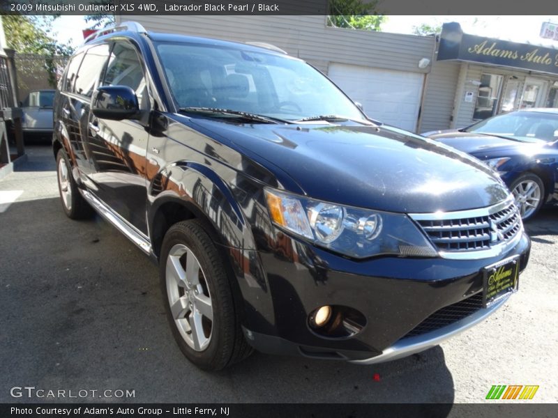 Labrador Black Pearl / Black 2009 Mitsubishi Outlander XLS 4WD