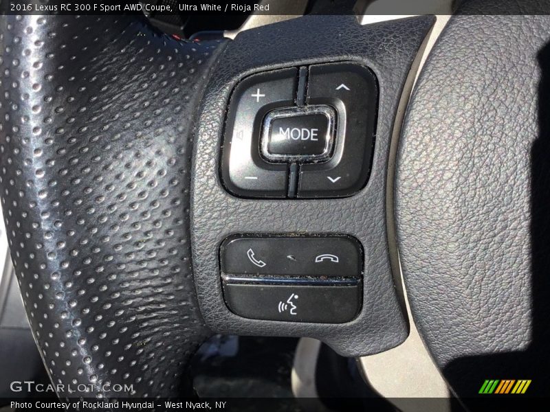 Ultra White / Rioja Red 2016 Lexus RC 300 F Sport AWD Coupe