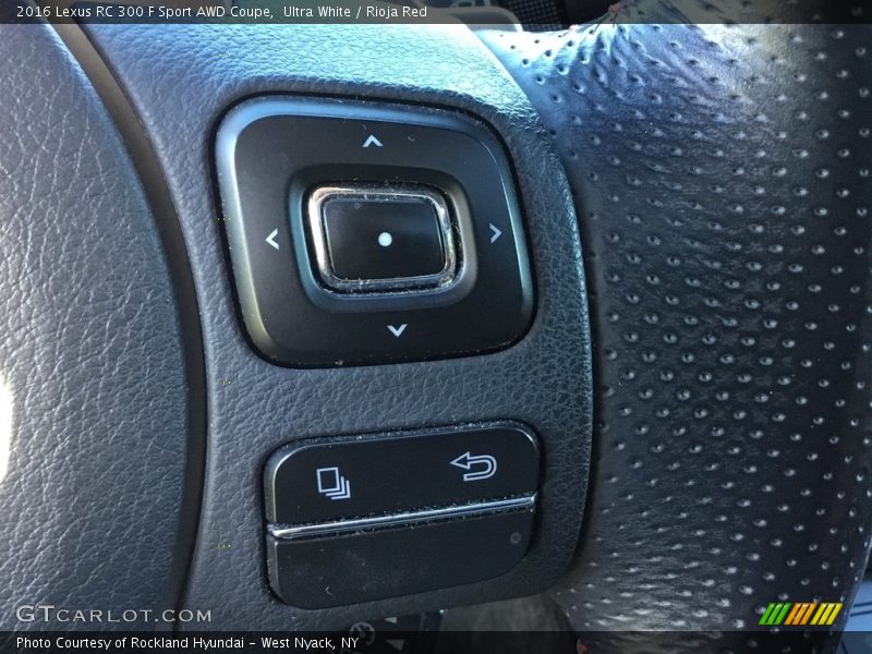 Ultra White / Rioja Red 2016 Lexus RC 300 F Sport AWD Coupe