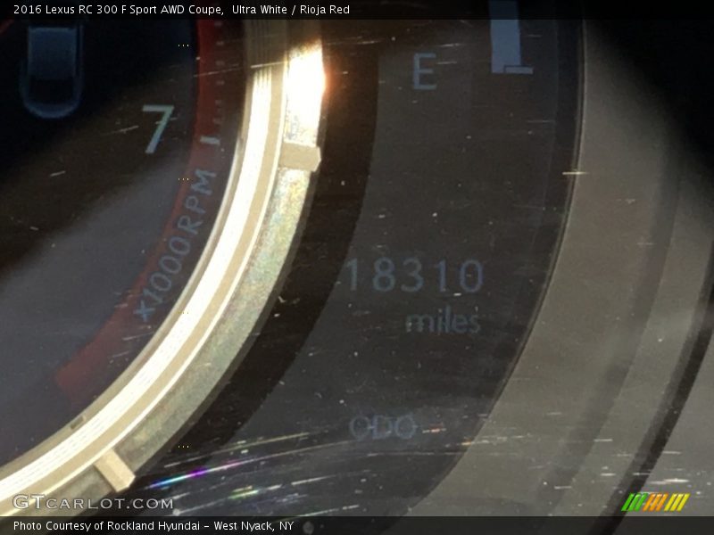 Ultra White / Rioja Red 2016 Lexus RC 300 F Sport AWD Coupe