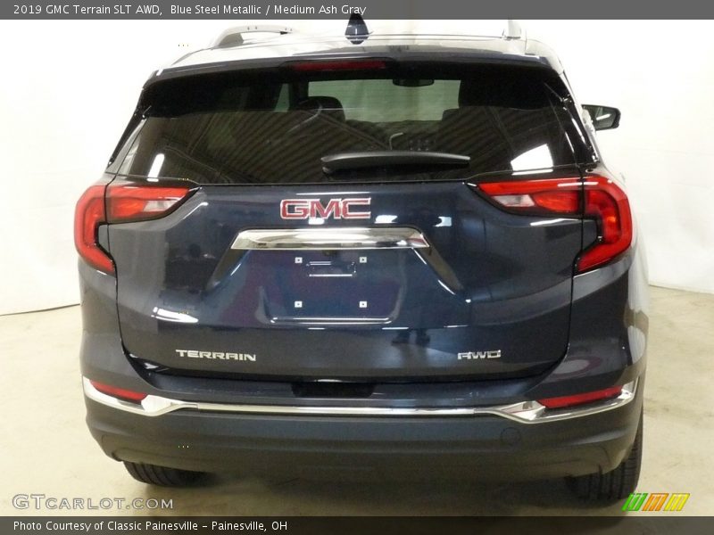 Blue Steel Metallic / Medium Ash Gray 2019 GMC Terrain SLT AWD