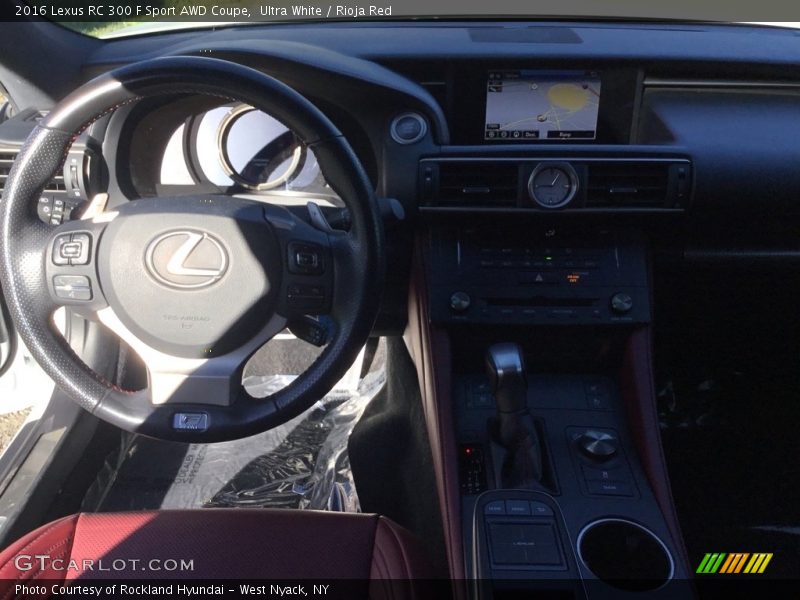 Ultra White / Rioja Red 2016 Lexus RC 300 F Sport AWD Coupe
