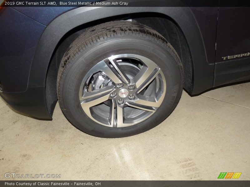 Blue Steel Metallic / Medium Ash Gray 2019 GMC Terrain SLT AWD