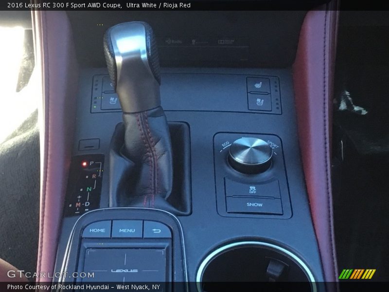 Ultra White / Rioja Red 2016 Lexus RC 300 F Sport AWD Coupe