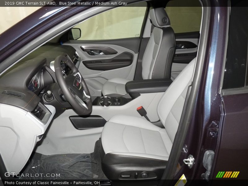 Blue Steel Metallic / Medium Ash Gray 2019 GMC Terrain SLT AWD