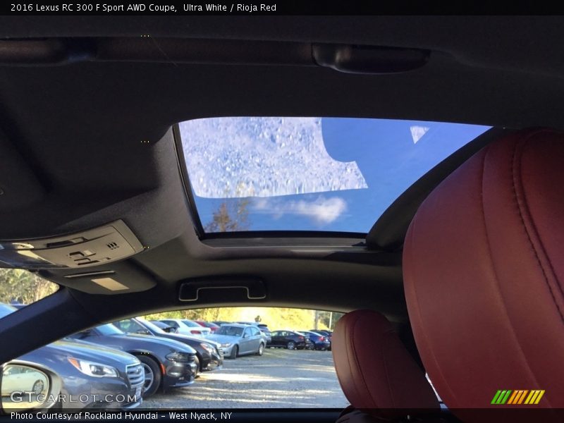 Ultra White / Rioja Red 2016 Lexus RC 300 F Sport AWD Coupe