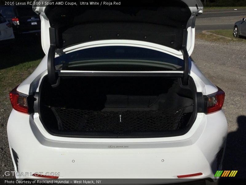 Ultra White / Rioja Red 2016 Lexus RC 300 F Sport AWD Coupe
