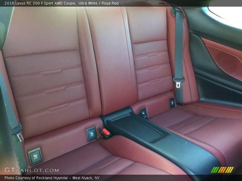 Ultra White / Rioja Red 2016 Lexus RC 300 F Sport AWD Coupe