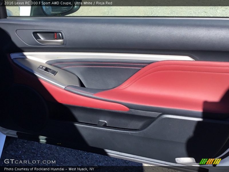 Ultra White / Rioja Red 2016 Lexus RC 300 F Sport AWD Coupe