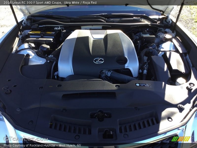 Ultra White / Rioja Red 2016 Lexus RC 300 F Sport AWD Coupe