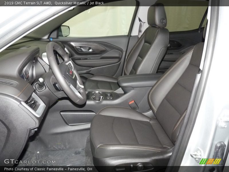 Quicksilver Metallic / Jet Black 2019 GMC Terrain SLT AWD