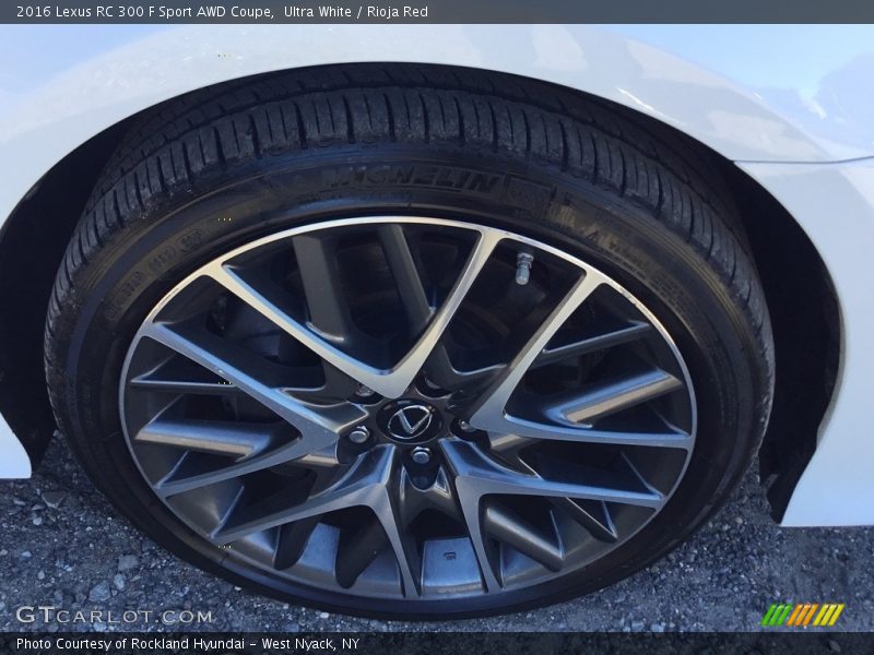Ultra White / Rioja Red 2016 Lexus RC 300 F Sport AWD Coupe