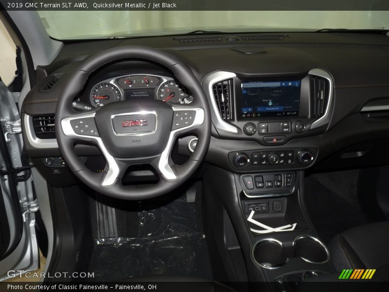Quicksilver Metallic / Jet Black 2019 GMC Terrain SLT AWD