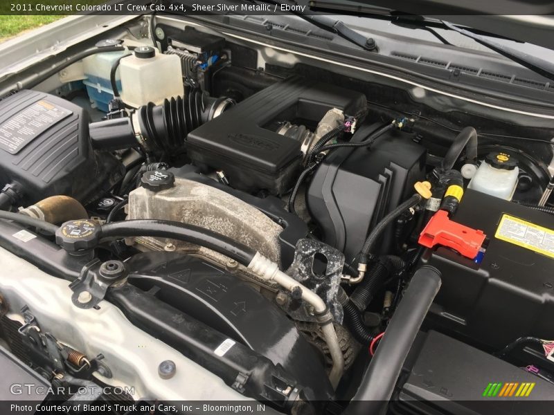 Sheer Silver Metallic / Ebony 2011 Chevrolet Colorado LT Crew Cab 4x4