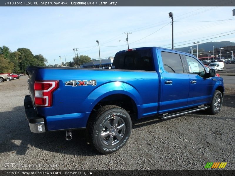 Lightning Blue / Earth Gray 2018 Ford F150 XLT SuperCrew 4x4