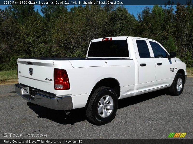 Bright White / Black/Diesel Gray 2019 Ram 1500 Classic Tradesman Quad Cab 4x4