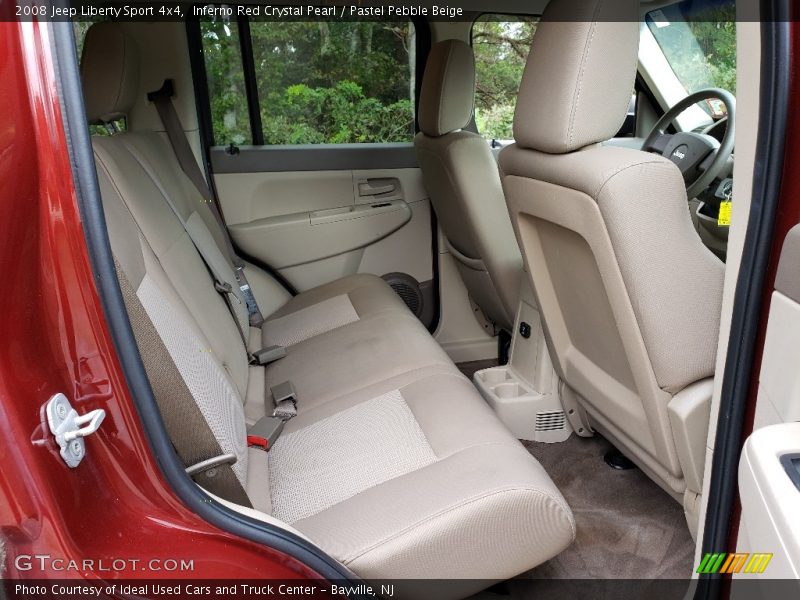 Inferno Red Crystal Pearl / Pastel Pebble Beige 2008 Jeep Liberty Sport 4x4