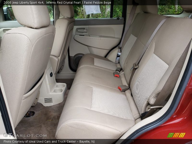 Inferno Red Crystal Pearl / Pastel Pebble Beige 2008 Jeep Liberty Sport 4x4