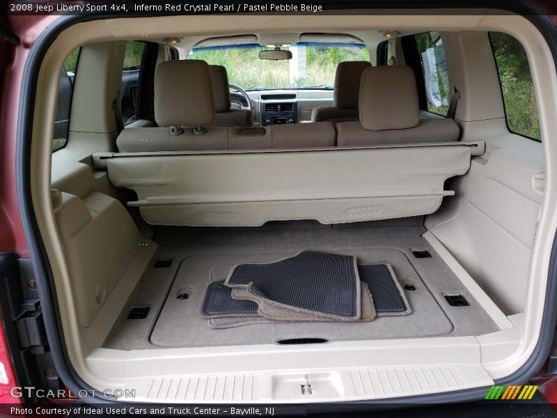 Inferno Red Crystal Pearl / Pastel Pebble Beige 2008 Jeep Liberty Sport 4x4