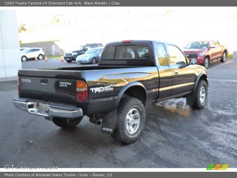 Black Metallic / Gray 1999 Toyota Tacoma V6 Extended Cab 4x4