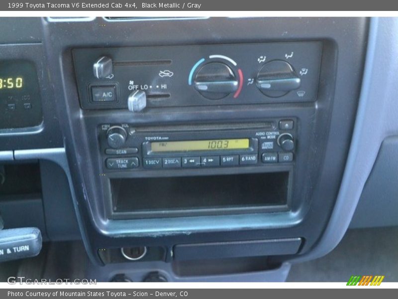 Black Metallic / Gray 1999 Toyota Tacoma V6 Extended Cab 4x4