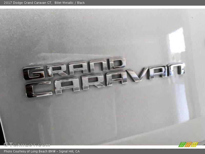 Billet Metallic / Black 2017 Dodge Grand Caravan GT