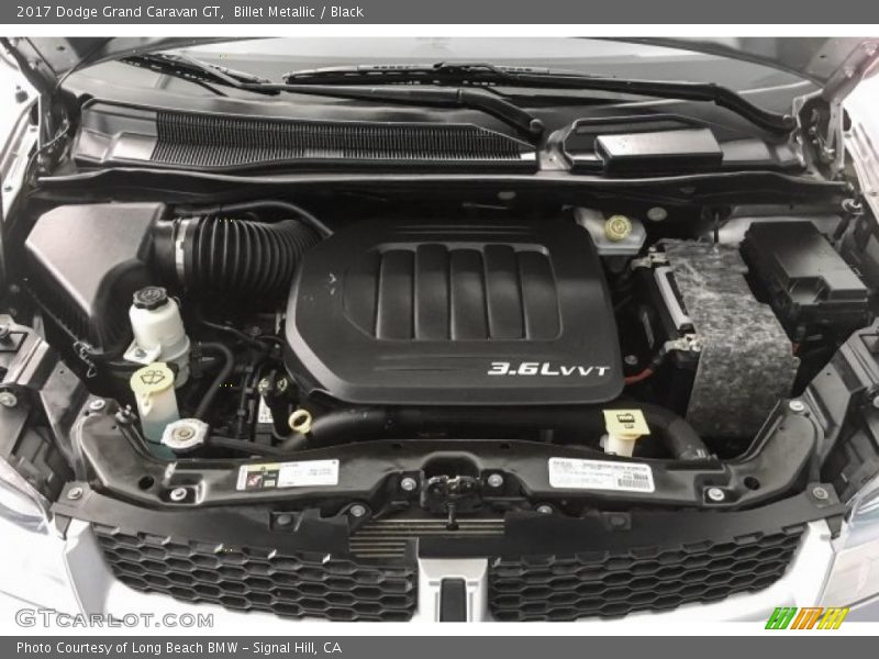 Billet Metallic / Black 2017 Dodge Grand Caravan GT