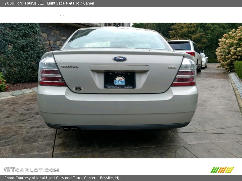 Light Sage Metallic / Camel 2008 Ford Taurus SEL