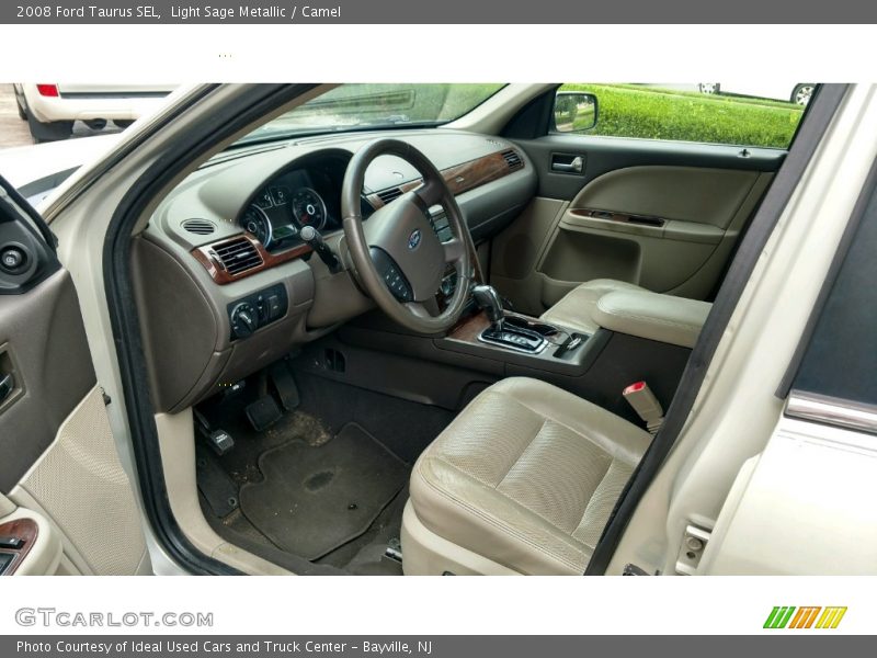 Light Sage Metallic / Camel 2008 Ford Taurus SEL