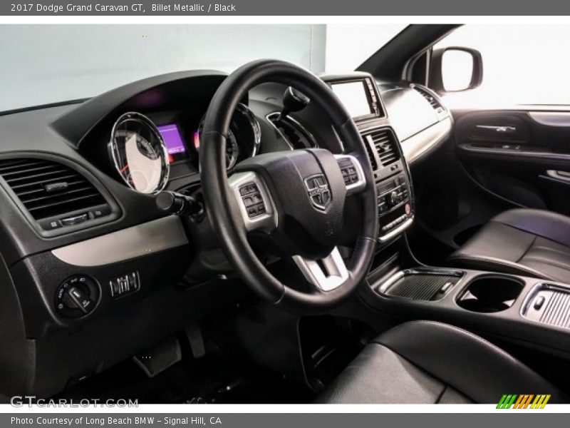 Billet Metallic / Black 2017 Dodge Grand Caravan GT