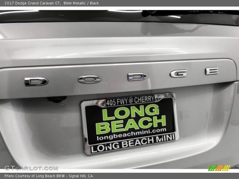 Billet Metallic / Black 2017 Dodge Grand Caravan GT