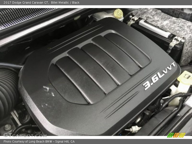 Billet Metallic / Black 2017 Dodge Grand Caravan GT