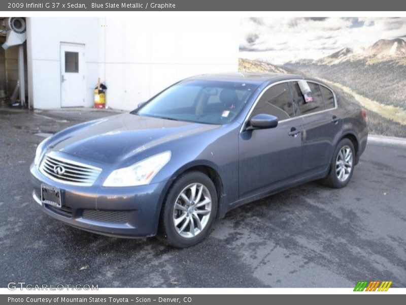 Blue Slate Metallic / Graphite 2009 Infiniti G 37 x Sedan