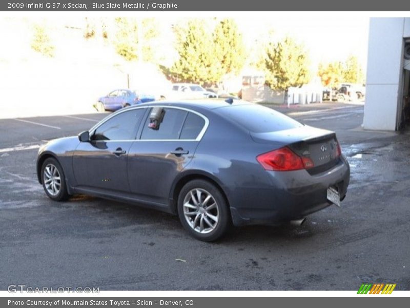 Blue Slate Metallic / Graphite 2009 Infiniti G 37 x Sedan