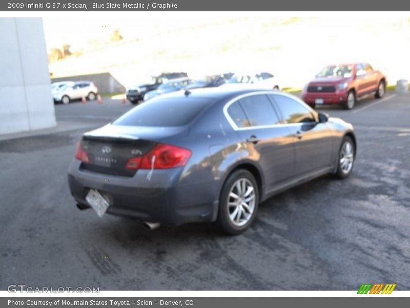 Blue Slate Metallic / Graphite 2009 Infiniti G 37 x Sedan