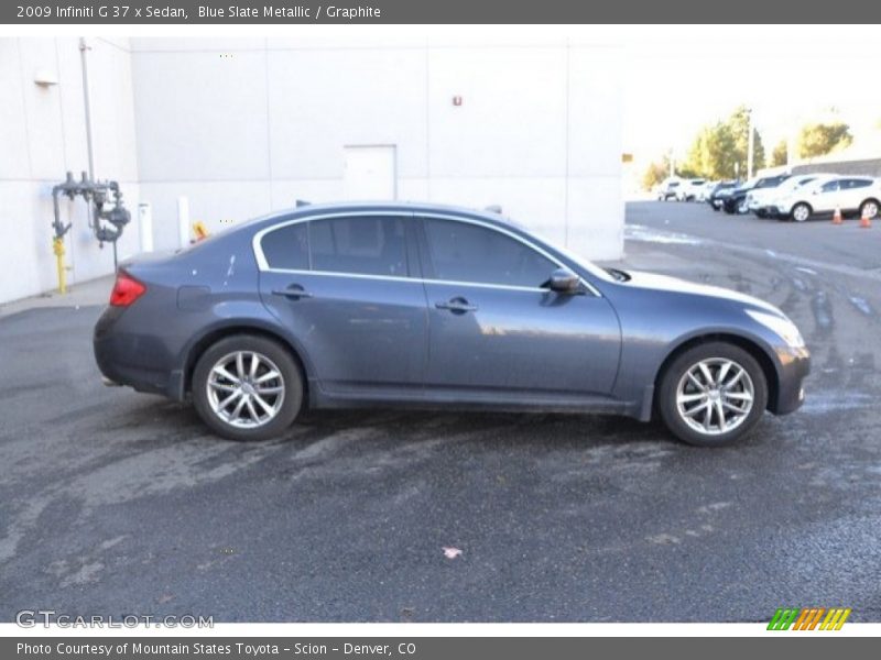 Blue Slate Metallic / Graphite 2009 Infiniti G 37 x Sedan