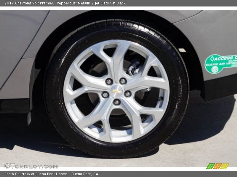 Pepperdust Metallic / Jet Black/Jet Black 2017 Chevrolet Volt Premier