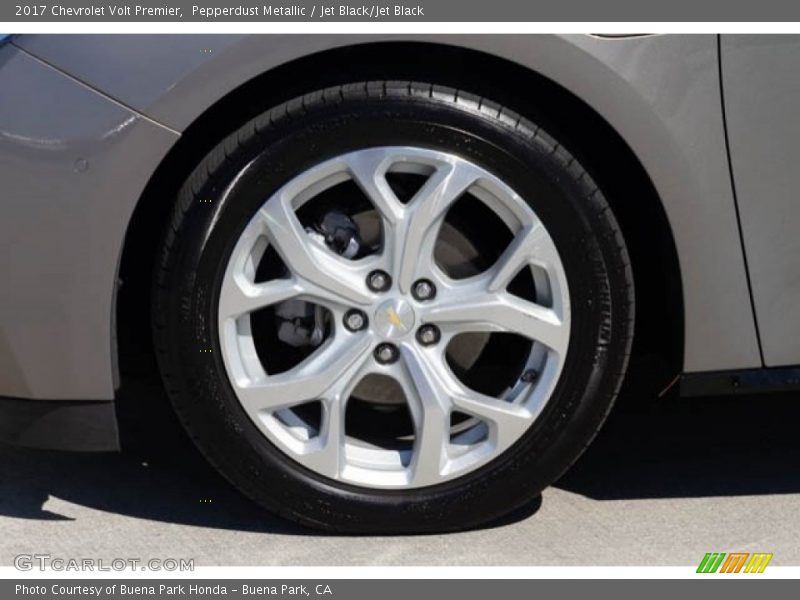 Pepperdust Metallic / Jet Black/Jet Black 2017 Chevrolet Volt Premier