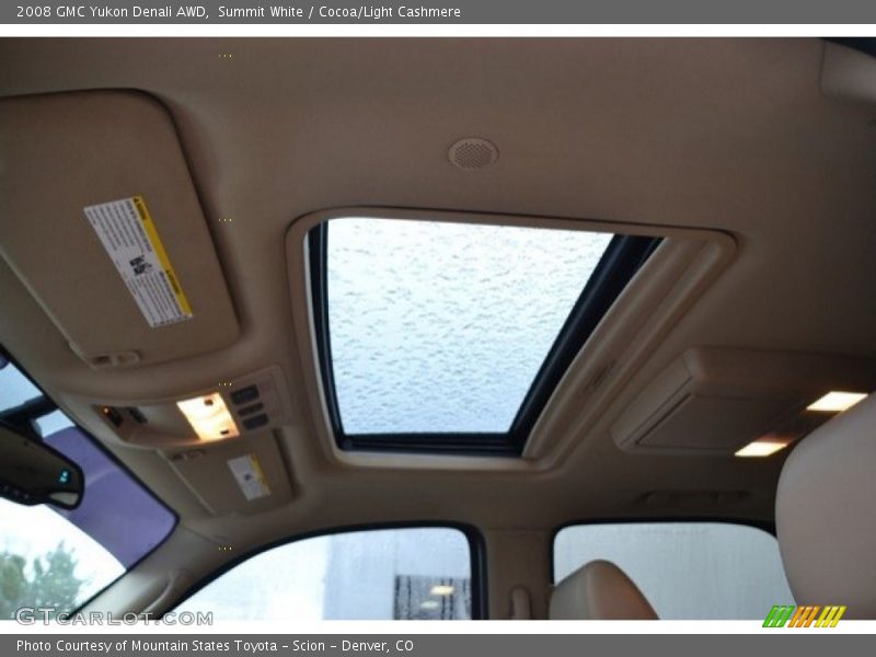Summit White / Cocoa/Light Cashmere 2008 GMC Yukon Denali AWD