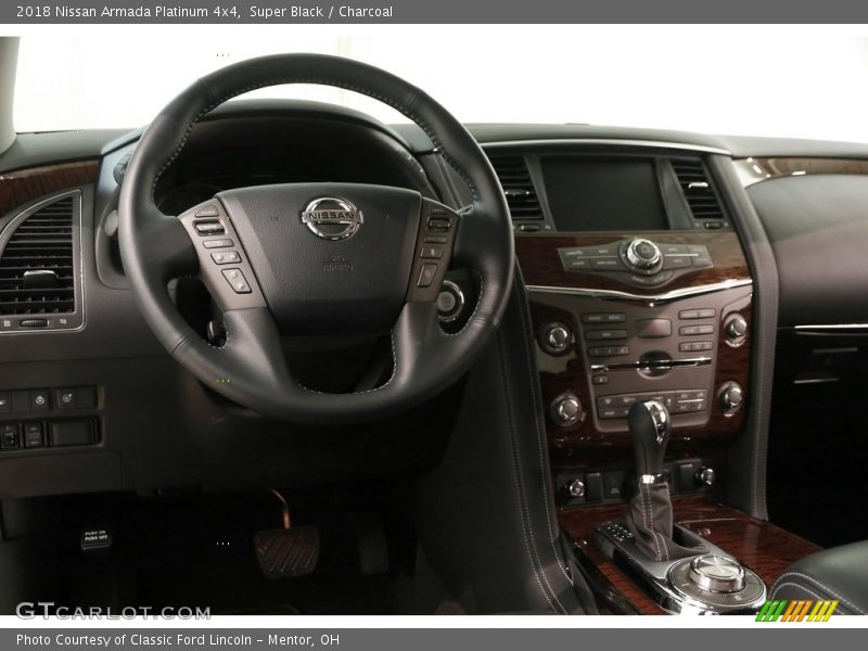 Dashboard of 2018 Armada Platinum 4x4