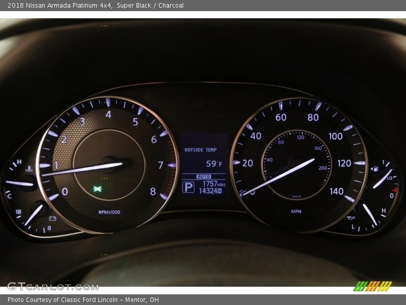  2018 Armada Platinum 4x4 Platinum 4x4 Gauges