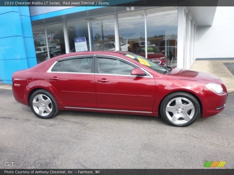 Red Jewel Tintcoat / Ebony 2010 Chevrolet Malibu LT Sedan