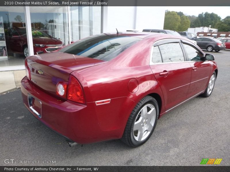 Red Jewel Tintcoat / Ebony 2010 Chevrolet Malibu LT Sedan