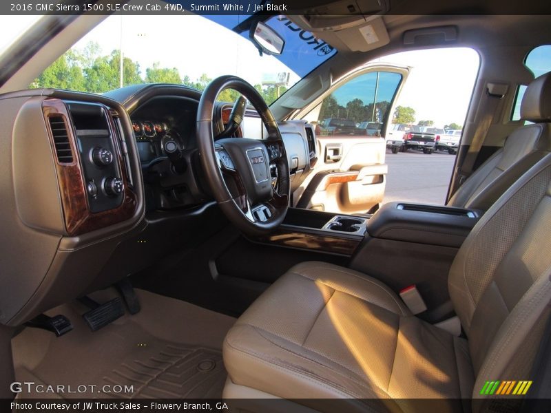 Summit White / Jet Black 2016 GMC Sierra 1500 SLE Crew Cab 4WD