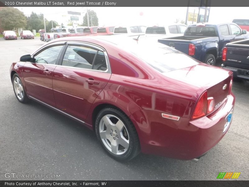 Red Jewel Tintcoat / Ebony 2010 Chevrolet Malibu LT Sedan