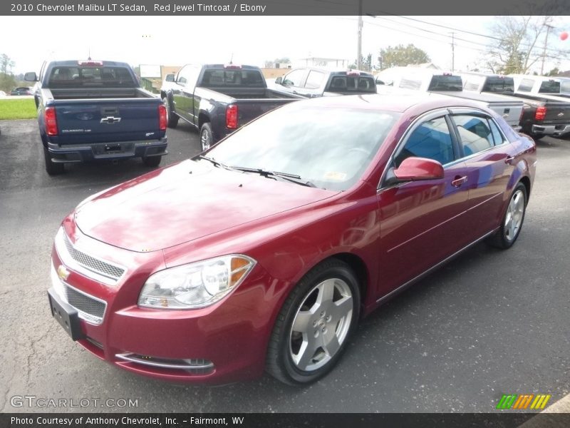 Red Jewel Tintcoat / Ebony 2010 Chevrolet Malibu LT Sedan