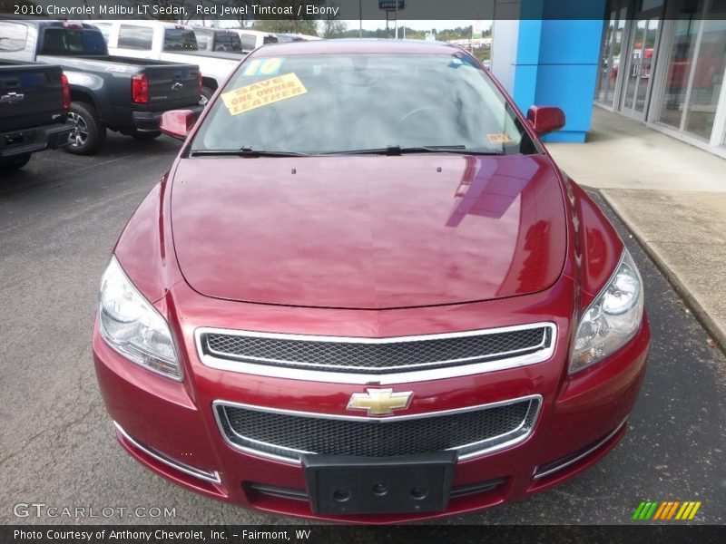Red Jewel Tintcoat / Ebony 2010 Chevrolet Malibu LT Sedan